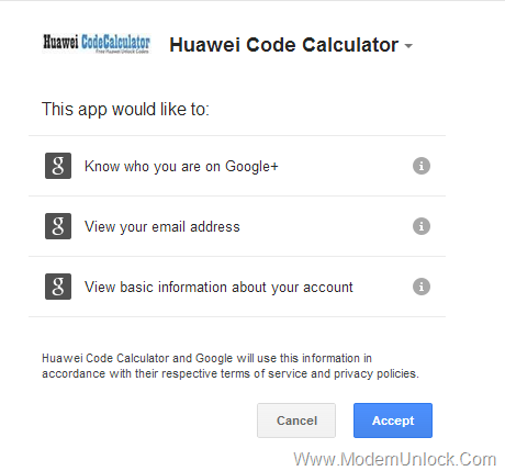 huawei code calculator